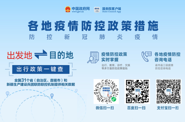 各地疫情防控政策措施